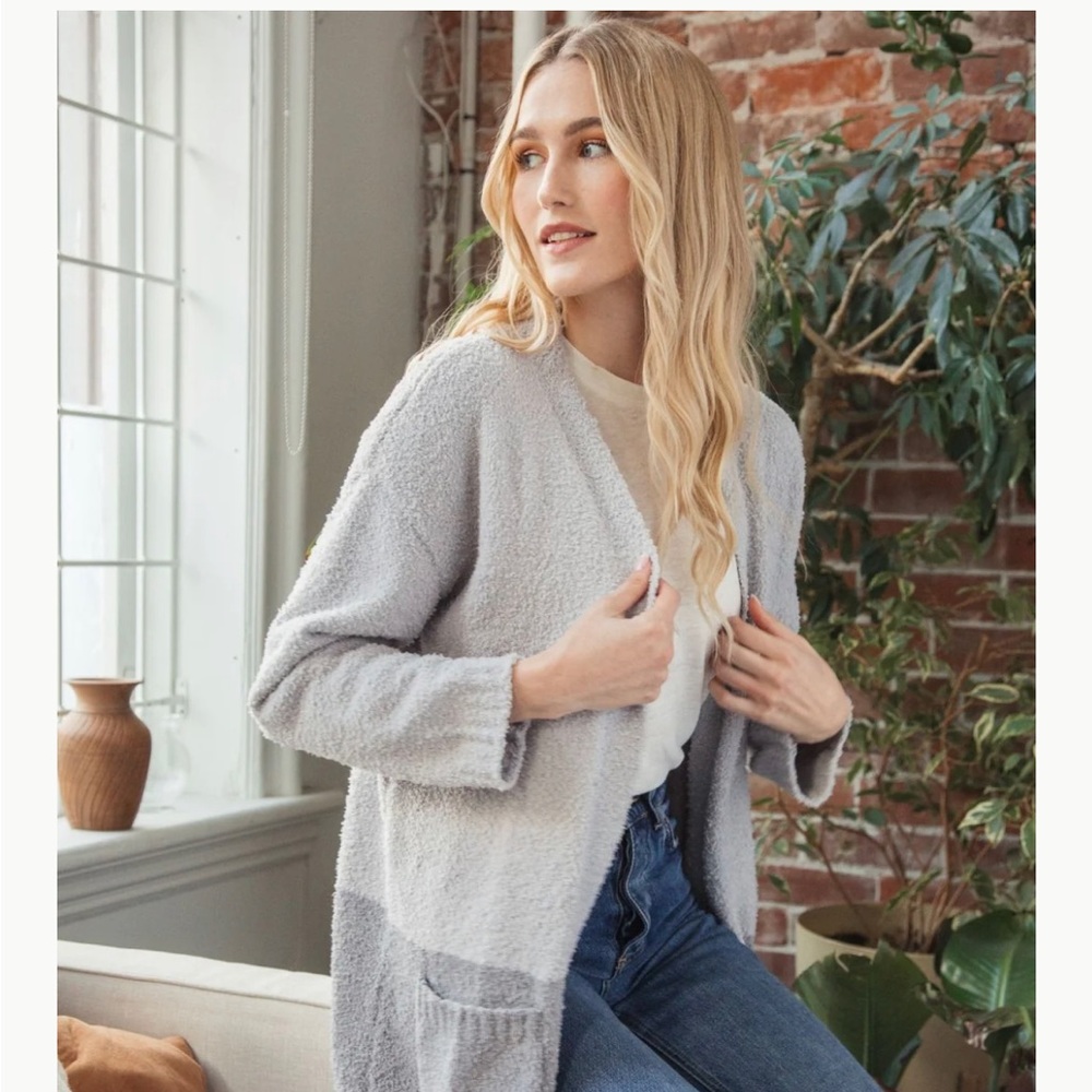 Brand New!! Good Threads Cozy Cloud Wrap Cardigan Two-Tone